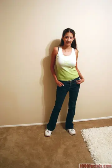 Latina Brunette with Big Tits Sucks Cock and Takes a Facial