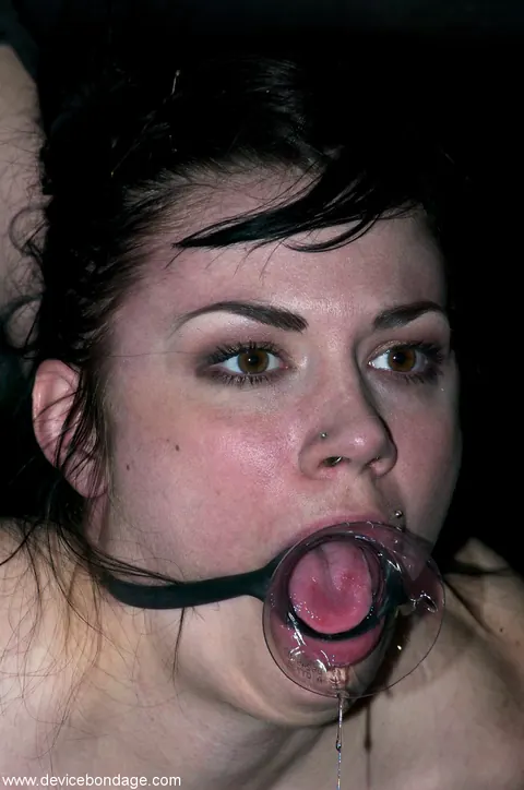 Andy San Dimas: Thick Brunette Bound and Ball-Gagged Takes a Dildo – photo 7 of 21
