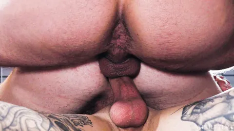 Two Hairy Men Strip Naked for Deep Kissing and Fucking – photo 19 of 21