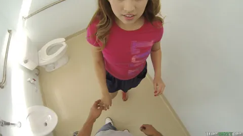 Courtney Loxx: Latina Brunette Gets Fucked in the Bathroom POV – photo 3 of 17