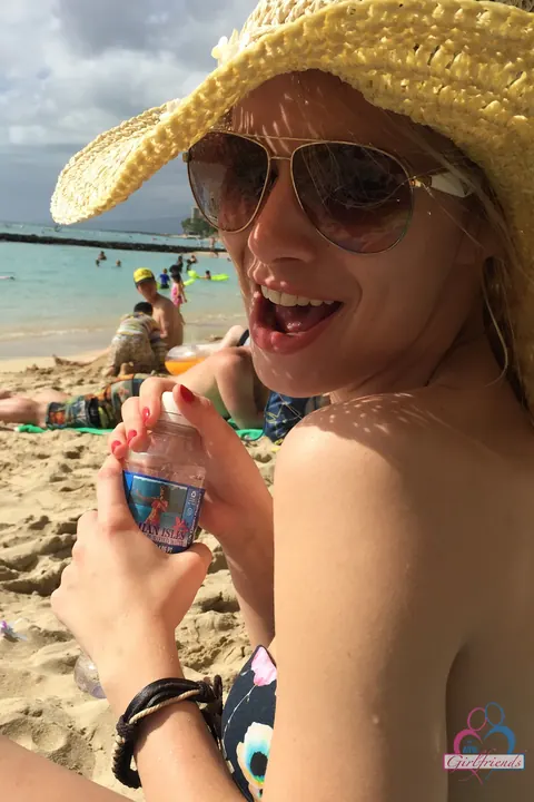 Jillian Janson: Brunette in a Bikini and Glasses Poses Outdoors – photo 11 of 20