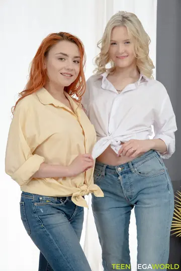 Nansy Small – Blonde Bride and Redhead Share Anal Threesome with a Man