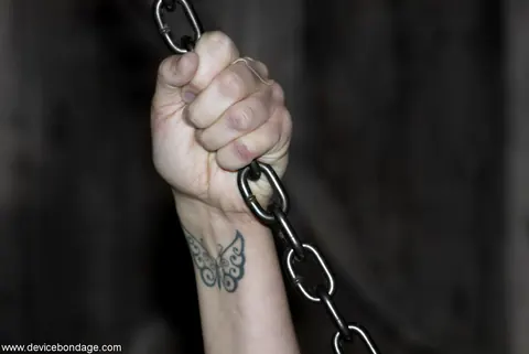Amber Rayne: PAWG Brunette in Bondage Uses a Dildo Anally – photo 7 of 15