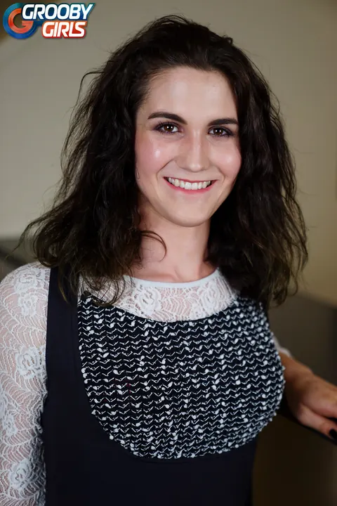Brunette Trans Woman Strips Nude and Displays Her Body – photo 3 of 16