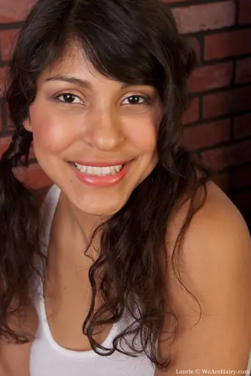 Laurie Vargas – Latina MILF Strips Nude and Shows Her Hairy Bush