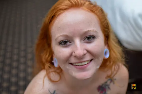 Redhead Undresses and Poses Nude Showing Her Natural Body – photo 14 of 15