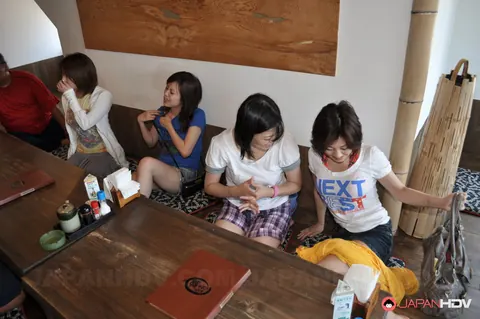 Arisa Suzuki: Short-Haired Asian MILF Takes Anal Creampies in a Public Threesome – photo 8 of 16
