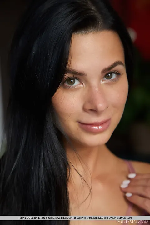 Czech Brunette Strips Off Her Satin Lingerie and Spreads Wide – photo 3 of 18