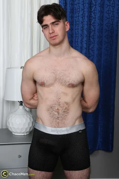 Thick Hairy Man Spreads His Big Ass and Shows Uncut Cock – photo 6 of 21