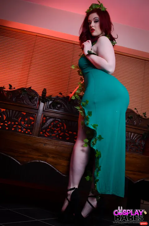Jaye Rose: British Redhead with Big Natural Tits Poses in a Costume – photo 10 of 15