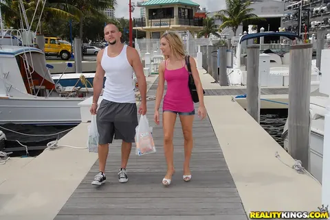 Amy Brooke: PAWG Blonde in a Bikini Takes Anal Doggy Style on a Boat – photo 3 of 16