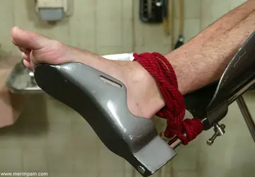 Hollie Stevens – Tattooed Blonde MILF Pegs Her Bound Man with a Strap-On