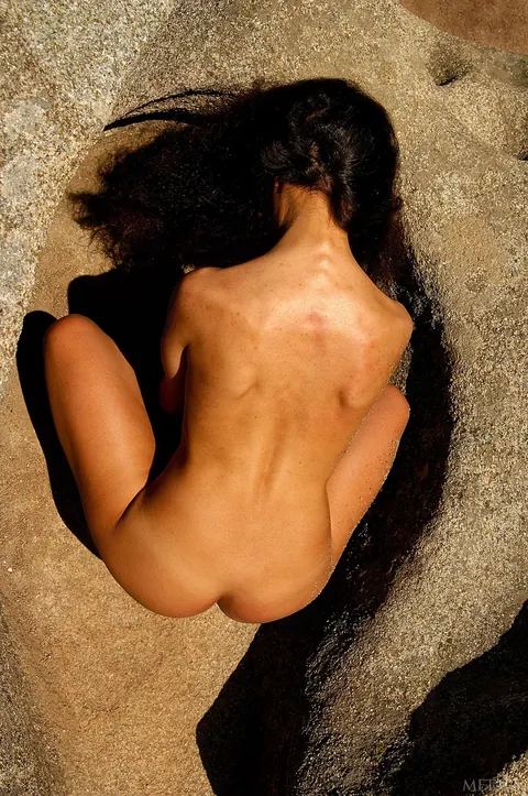 Athletic Woman Strips Nude and Poses for the Camera – photo 6 of 21