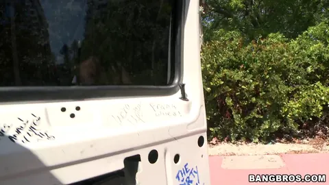 Jennifer Dark: Brunette MILF in a Bikini and Skirt Gets Fucked in a Van – photo 12 of 21
