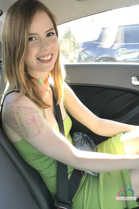 Pepper Hart: Petite Redhead in Glasses Spreads for Anal – photo 4 of 20