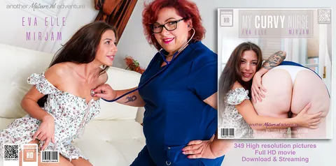 Eva Elle: Curvy European Redhead Nurse Takes a Strap-On from Her Partner – photo 11 of 11