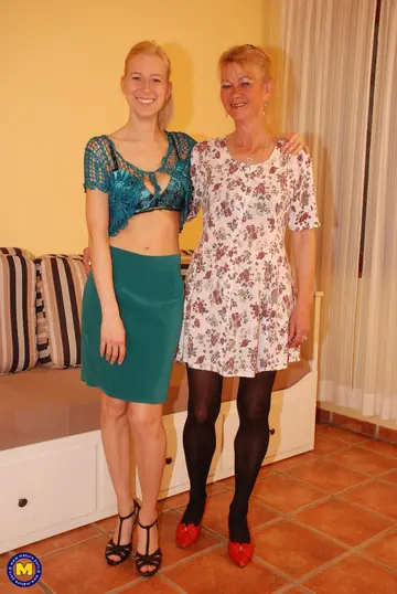 Anastasia Devine – Blonde European MILFs Finger and Lick Each Other