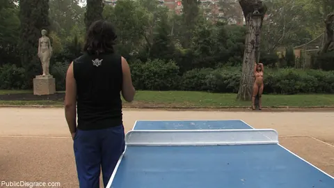 Dunia Montenegro: Hairy Ebony Brunette Bound and Exposed in Public – photo 9 of 21