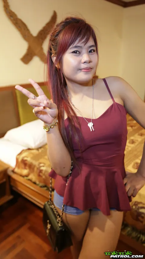Asian Redhead Strips Nude and Spreads Her Ass – photo 2 of 21