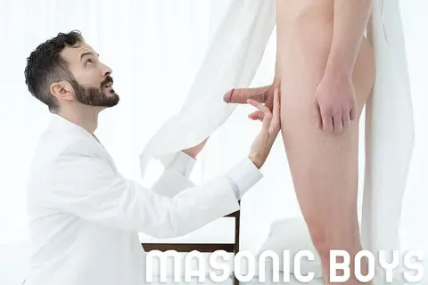Doctor Licks and Bareback Fucks His Apprentice Doggy Style and Missionary – photo 3 of 20