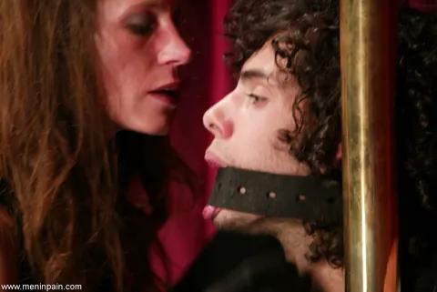 Kym Wilde: Petite Brunette MILF in Heels Dominates Her Bound Man – photo 15 of 16