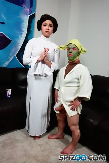 Thick Asian Brunette in Cosplay Gives a Footjob and Gets a Cumshot
