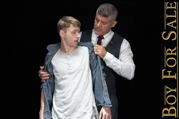 Older Man Rims Twink and Uses a Dildo Before Sex