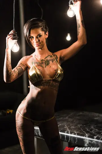 Bonnie Rotten – Skinny Brunette Takes Anal Gangbang and Facial Cumshots in Heels