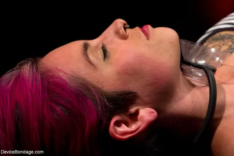 Rozen Debowe: Redhead in Device Bondage Takes a Dildo While Spread – photo 4 of 21