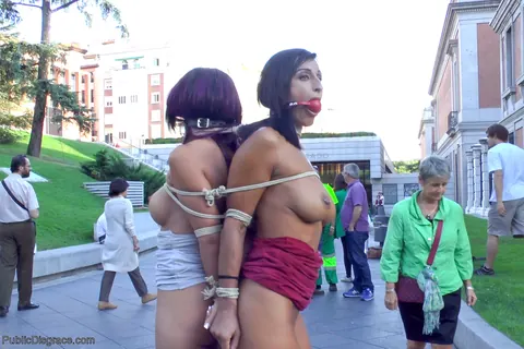 Coral Joice: Thick Latina MILF in a Skirt Gets Bound and Fingered Outdoors – photo 8 of 21