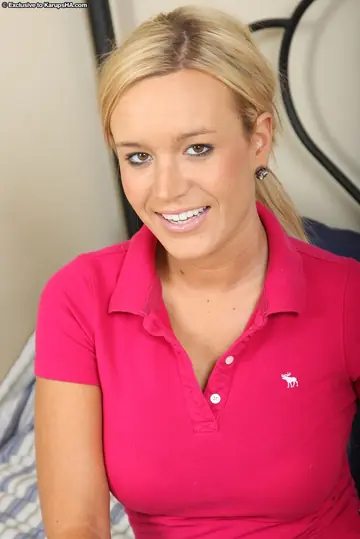 Busty Blonde in Lingerie Fucks Herself with a Vibrator