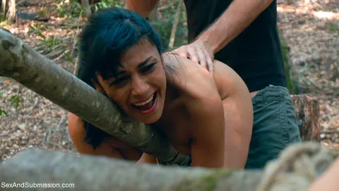 Beretta James: Busty Latinas in Stockings Take Anal in Outdoor BDSM Threesome – photo 14 of 21