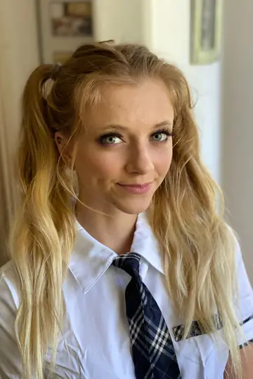 Riley Star – Blonde PAWG in Pigtails Shows Her Hairy Pussy in Uniform