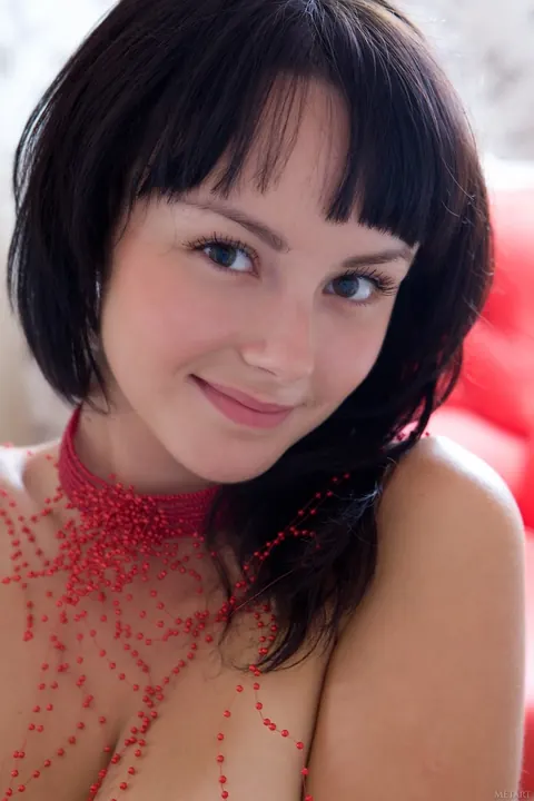 Mirelle A: Brunette with Big Natural Tits Spreads Hairy Armpits and Pussy – photo 18 of 21