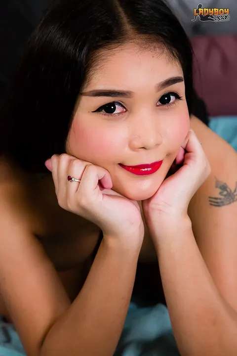 Asian Trans Woman Undresses and Poses Her Figure Nude – photo 4 of 16