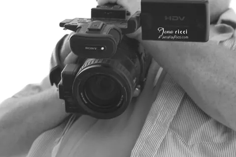 Jena Kay Ricci: Busty Blonde Spreads Her Shaved Pussy Outdoors in Black-and-White – photo 20 of 21