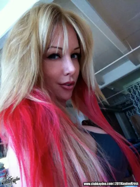 Kayden Kross: Blonde MILF with Big Enhanced Tits Takes Nude Selfies Spreading – photo 7 of 17