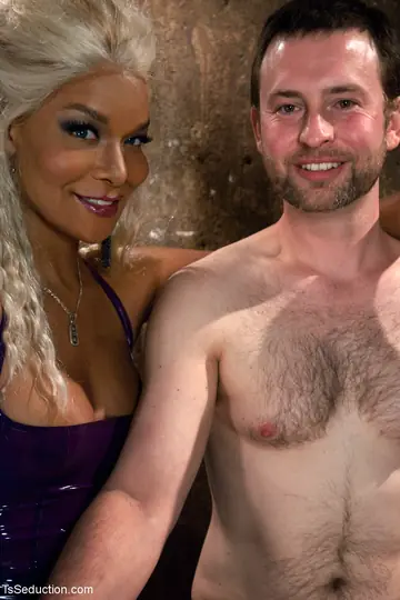 Trans Woman Commands Her Naked Partner in Femdom Play