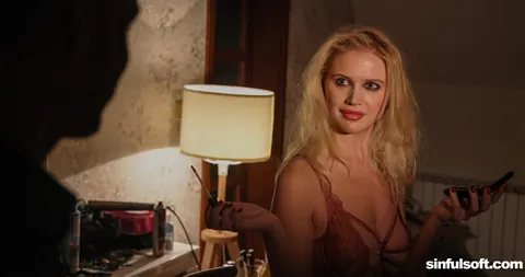 Anna De Ville: Two Blonde Women Show Their Natural Tits and Tattoos – photo 5 of 21