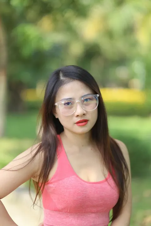 Busty Asian MILF in Glasses Takes Anal Creampie in Threesome Outdoors – photo 12 of 20