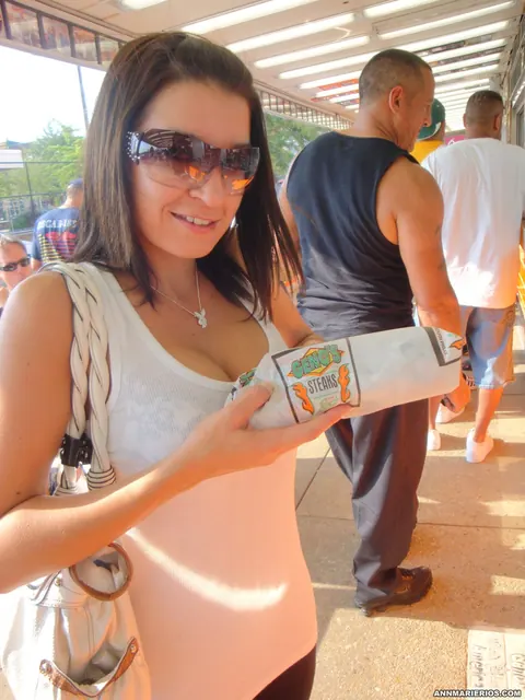 Ann Marie Rios: Thick Latina MILF Poses in Denim Shorts and Glasses – photo 13 of 15