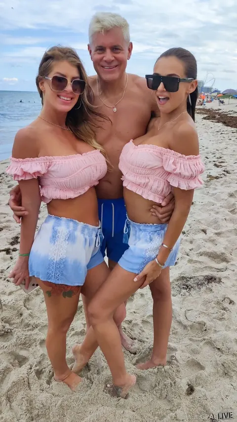 Armani Black: Busty Brunette Takes Double Penetration on the Beach – photo 10 of 20