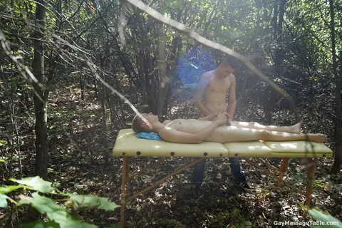 Hairy Masseur Kisses and Sucks Before Anal Outdoors – photo 5 of 21