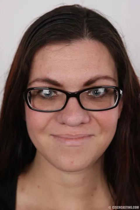 Busty European Pregnant Woman in Glasses Strips Naked – photo 1 of 20