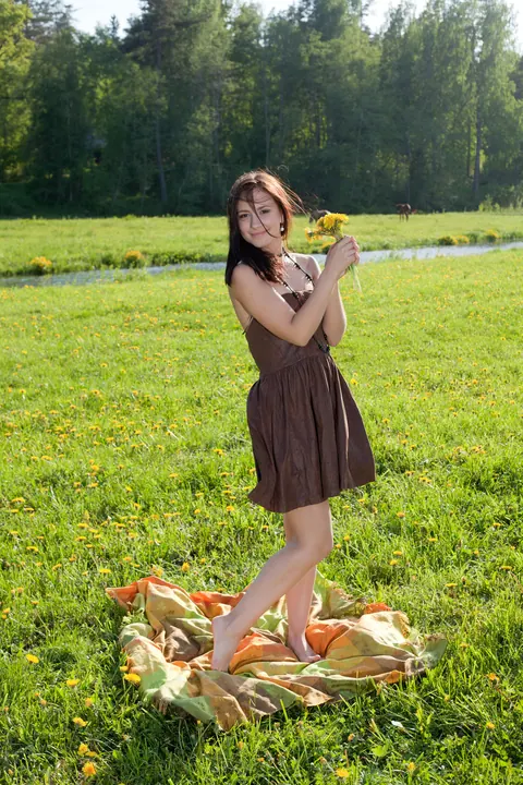 Karina N: Asian Brunette Strips Out of Her Dress – photo 1 of 21