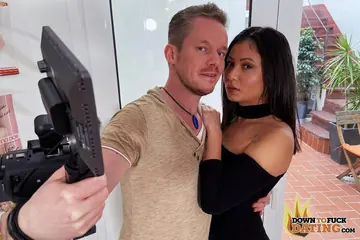 Jade Preesleyy – Slim Latina in a Skirt and Heels Rides Cowgirl for a Cumshot