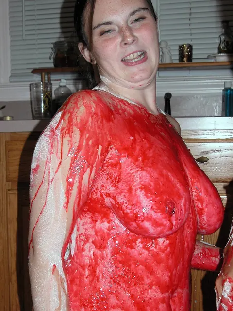 Maria Maines: Latina MILF with Big Tits Has Lesbian Sex in the Kitchen – photo 20 of 21