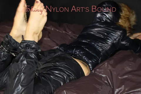 PAWG Gagged and Restrained in Stockings Spreads Wide – photo 11 of 16