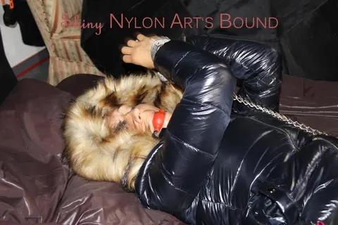 PAWG Gagged and Restrained in Stockings Spreads Wide – photo 16 of 16