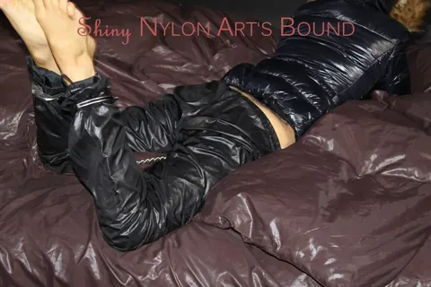 PAWG Gagged and Restrained in Stockings Spreads Wide – photo 12 of 16
